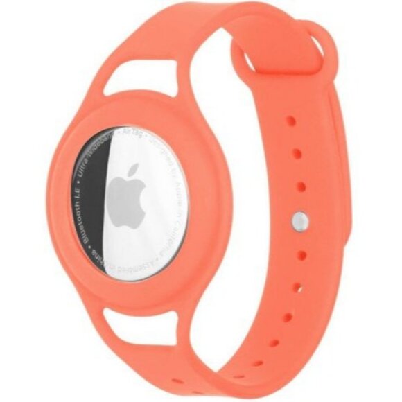 Case-Mate AirTag Kids Bracelet AirTag Case Lime Green and Coral 2PK - Picture 2 of 7